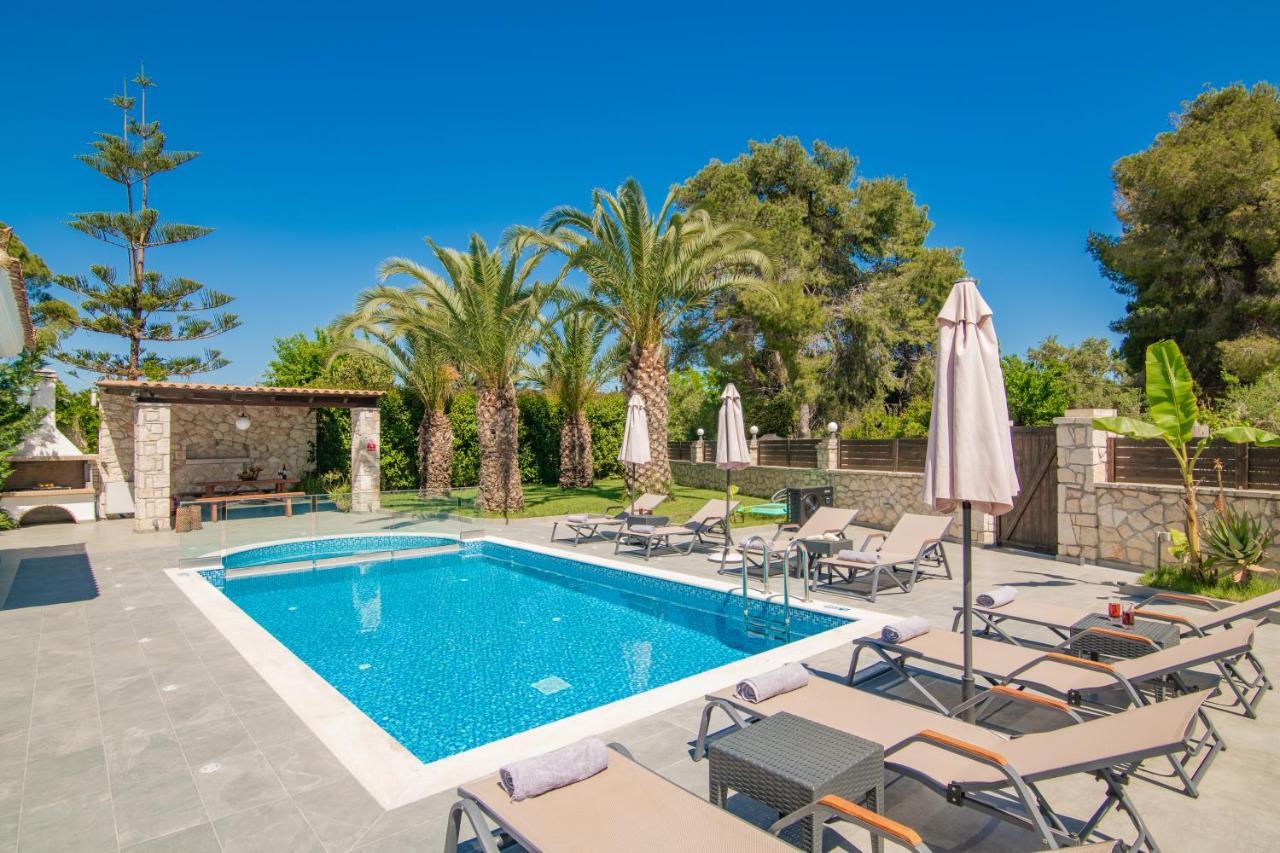 Luxury Villa Vanato & Pool Koukounaria Экстерьер фото