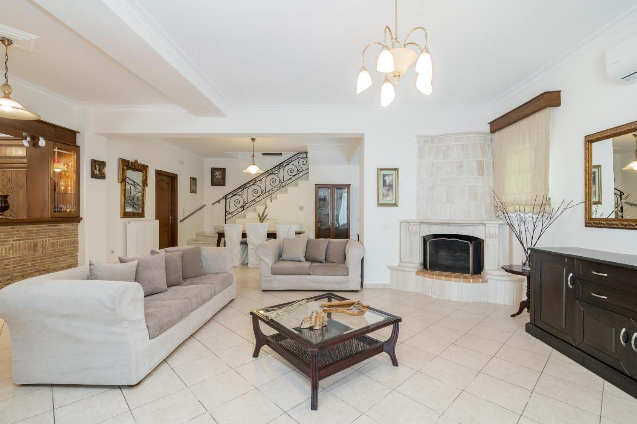 Luxury Villa Vanato & Pool Koukounaria Экстерьер фото