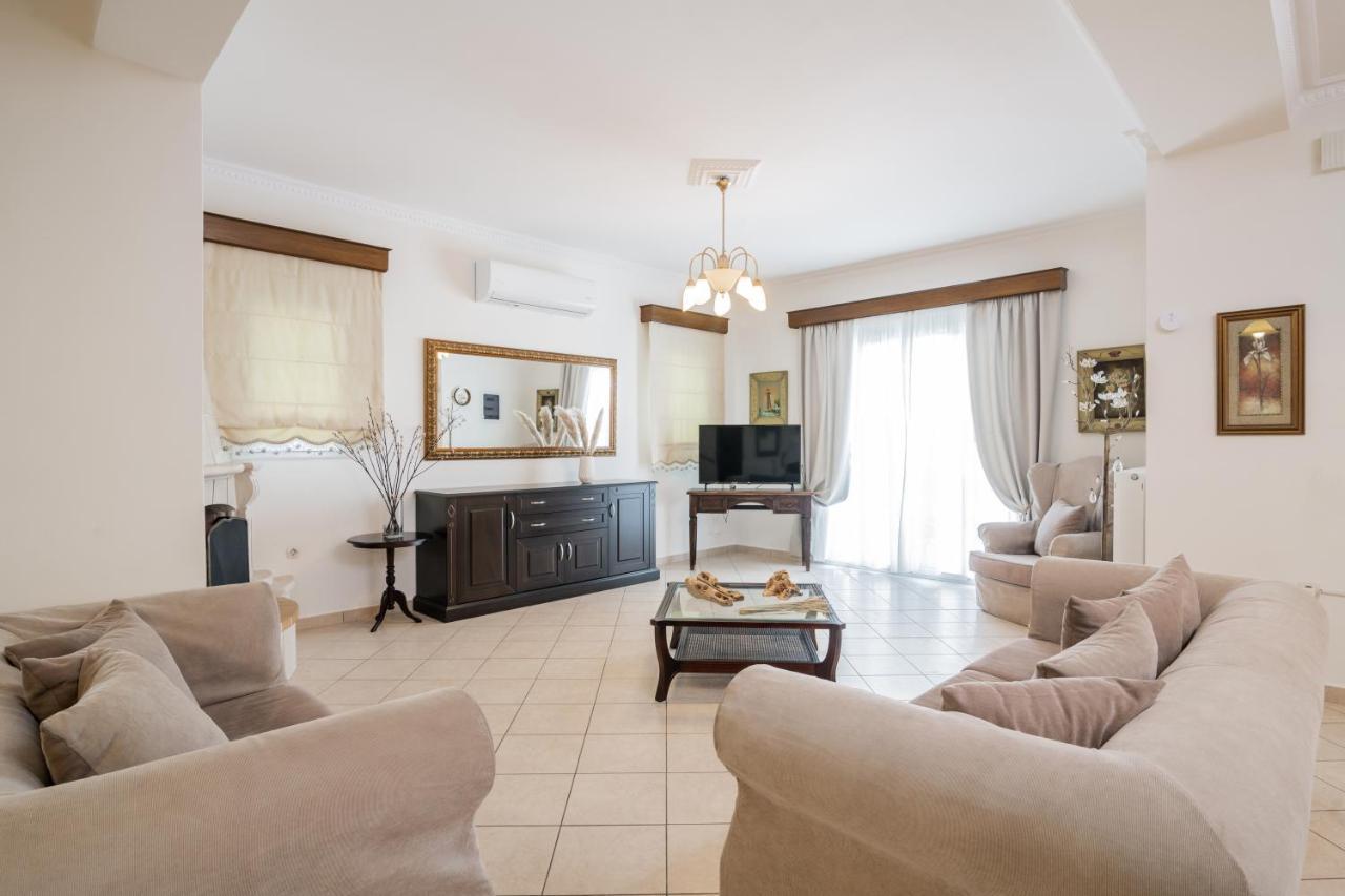 Luxury Villa Vanato & Pool Koukounaria Экстерьер фото