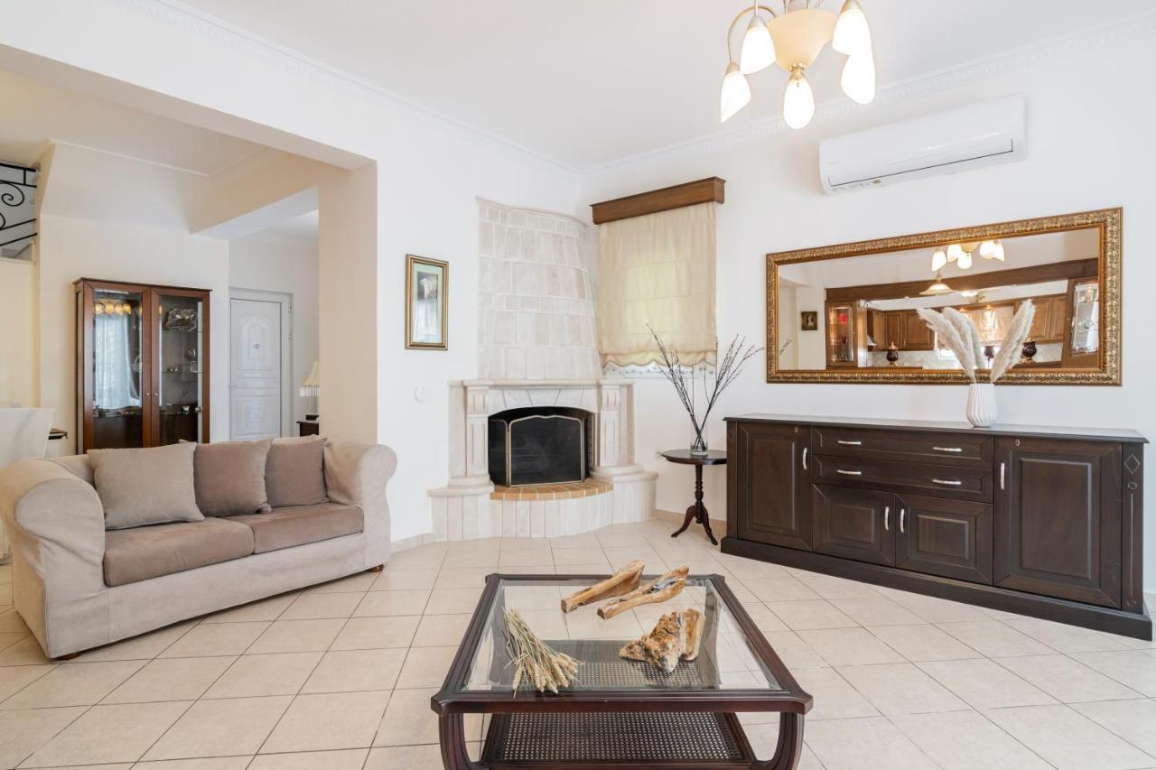 Luxury Villa Vanato & Pool Koukounaria Экстерьер фото